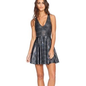 Disco Storm Tartan Marilyn Dress